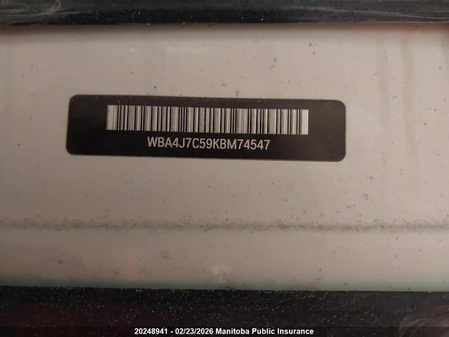 WBA4J7C59KBM74547 BMW 440i Xdrive Gran Coupe