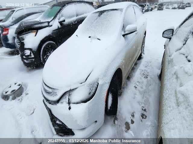 20248955 :رقم المزاد ، 1C3CCCAB6GN103432 vin ، 2016 Chrysler 200 Limited مزاد بيع