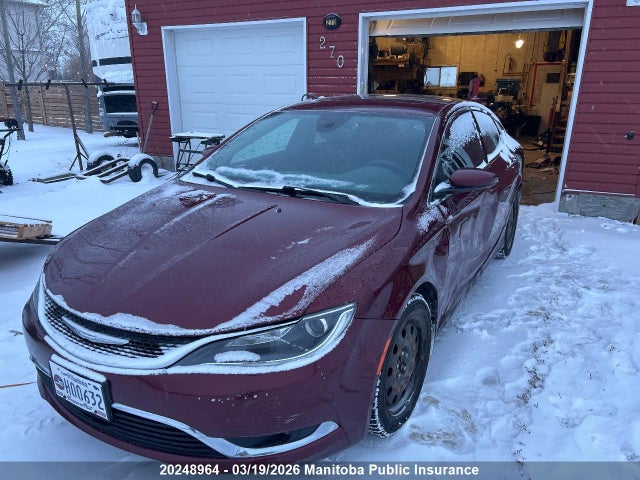 2015 Chrysler 200 Limited მანქანა იყიდება აუქციონზე, vin: 1C3CCCAB9FN626233, აუქციონის ნომერი: 20248964