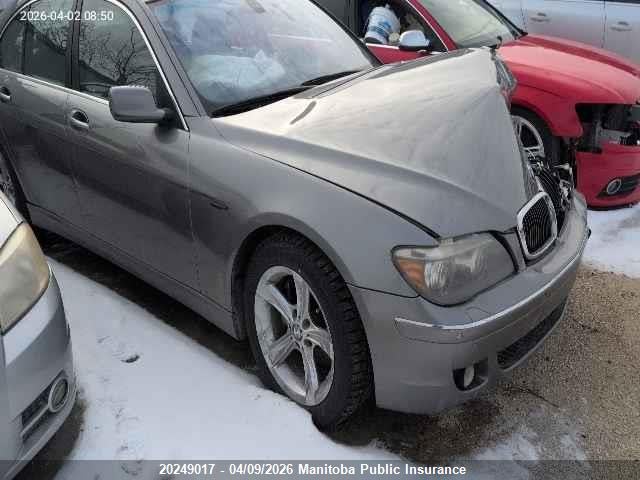 Aukcja sprzedaży 2006 Bmw 750i, vin: WBAHL835X6DT05875, numer aukcji: 20249017