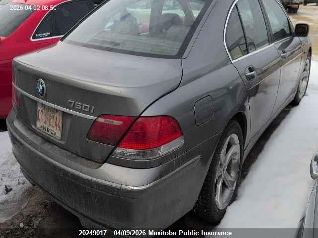 Aukcja sprzedaży 2006 Bmw 750i, vin: WBAHL835X6DT05875, numer aukcji: 20249017