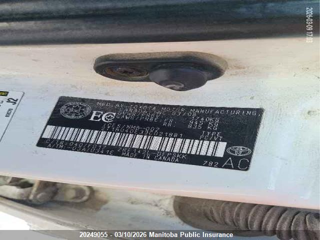 Aukcja sprzedaży 2009 Toyota Corolla S, vin: 2T1BU40E39C021881, numer aukcji: 20249055
