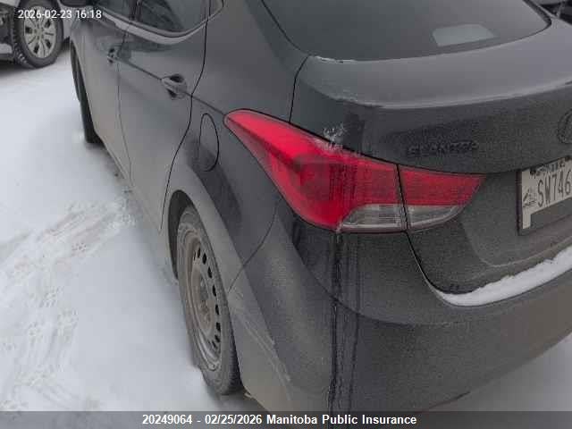2013 Hyundai Elantra Gl მანქანა იყიდება აუქციონზე, vin: 5NPDH4AE8DH259386, აუქციონის ნომერი: 20249064