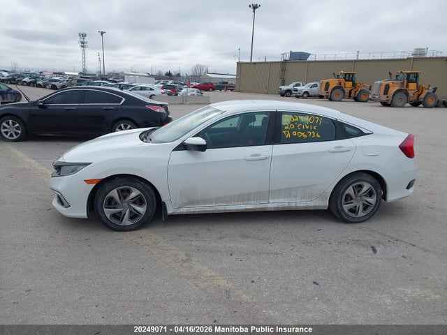 Aukcja sprzedaży 2020 Honda Civic Lx, vin: 2HGFC2F59LH006736, numer aukcji: 20249071