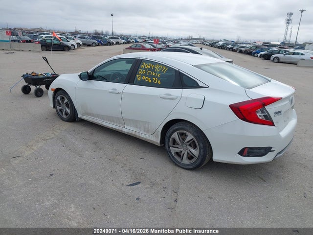 Aukcja sprzedaży 2020 Honda Civic Lx, vin: 2HGFC2F59LH006736, numer aukcji: 20249071