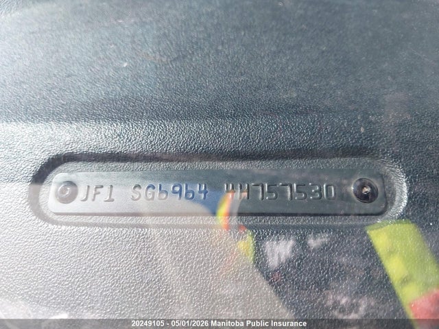 2004 Subaru Forester 2.5 Xt მანქანა იყიდება აუქციონზე, vin: JF1SG69644H757530, აუქციონის ნომერი: 20249105