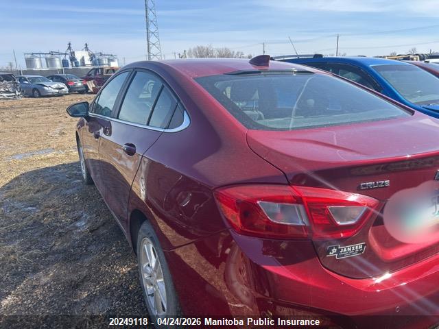 1G1BE5SM2H7206052 Chevrolet Cruze Lt Turbo