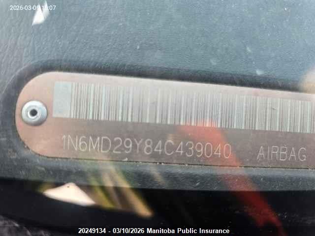 Aukcja sprzedaży 2004 Nissan Frontier Sc Crew Cab V6, vin: 1N6MD29Y84C439040, numer aukcji: 20249134