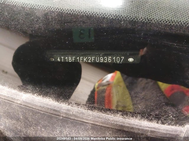 4T1BF1FK2FU936107 Toyota CAMRY SE