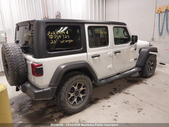 Jeep Wrangler Unlimited Sport 2021 1C4HJXDG2MW554725 Image 4
