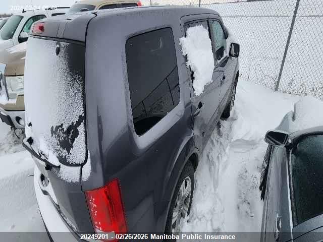 5FNYF4H59FB050656 Honda PILOT EXL