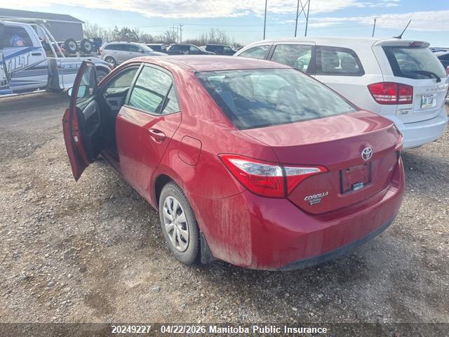 2014 Toyota Corolla Le მანქანა იყიდება აუქციონზე, vin: 2T1BURHE5EC166531, აუქციონის ნომერი: 20249227