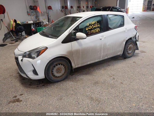 20249282 :رقم المزاد ، VNKKTUD3XJA093589 vin ، 2018 Toyota Yaris Le مزاد بيع