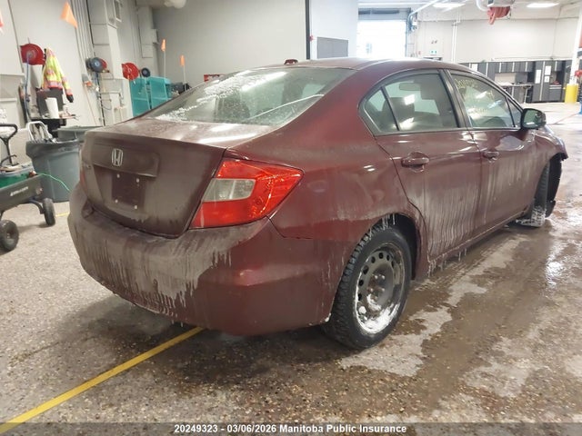 20249323 :رقم المزاد ، 2HGFB2F97CH024058 vin ، 2012 Honda Civic Ex-l مزاد بيع