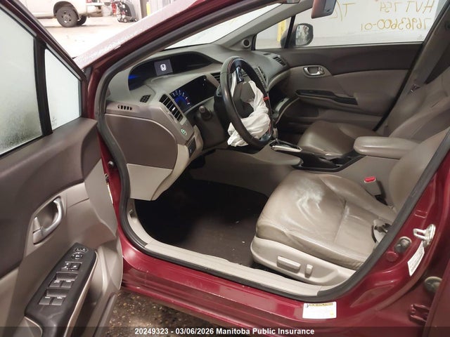 20249323 :رقم المزاد ، 2HGFB2F97CH024058 vin ، 2012 Honda Civic Ex-l مزاد بيع