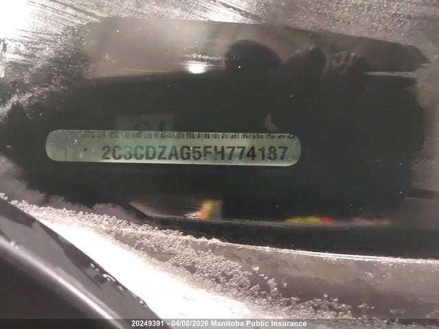 2C3CDZAG5FH774187 Dodge Challenger Sxt