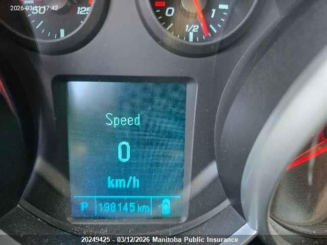 20249425 :رقم المزاد ، 1G1PG5SC6C7386328 vin ، 2012 Chevrolet Cruze Lt Turbo مزاد بيع