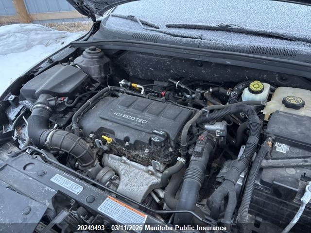 20249493 :رقم المزاد ، 1G1PE5SBXF7255291 vin ، 2015 Chevrolet Cruze Lt Turbo مزاد بيع