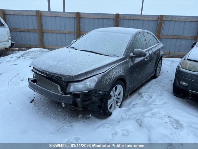 20249493 :رقم المزاد ، 1G1PE5SBXF7255291 vin ، 2015 Chevrolet Cruze Lt Turbo مزاد بيع