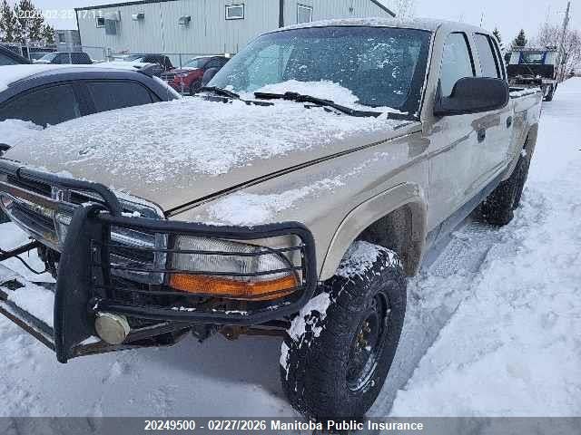 20249500 :رقم المزاد ، 1D7HG48Z63S146698 vin ، 2003 Dodge Dakota Slt V8 Quad Cab مزاد بيع