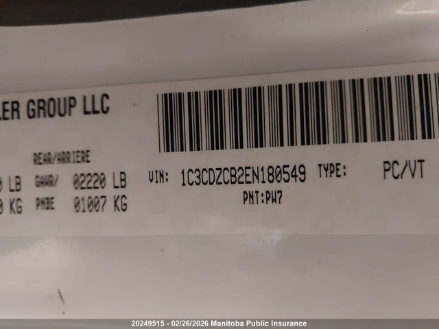 Dodge Avenger Sxt 2014 1C3CDZCB2EN180549 Image 9