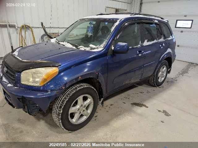 Aukcja sprzedaży 2002 Toyota Rav4, vin: JTEHH20V126052316, numer aukcji: 20249585