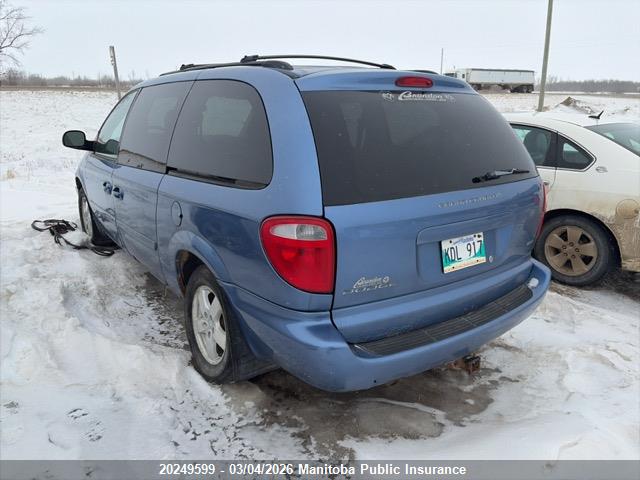 20249599 :رقم المزاد ، 2D4GP44L17R339553 vin ، 2007 Dodge Grand Caravan Se مزاد بيع