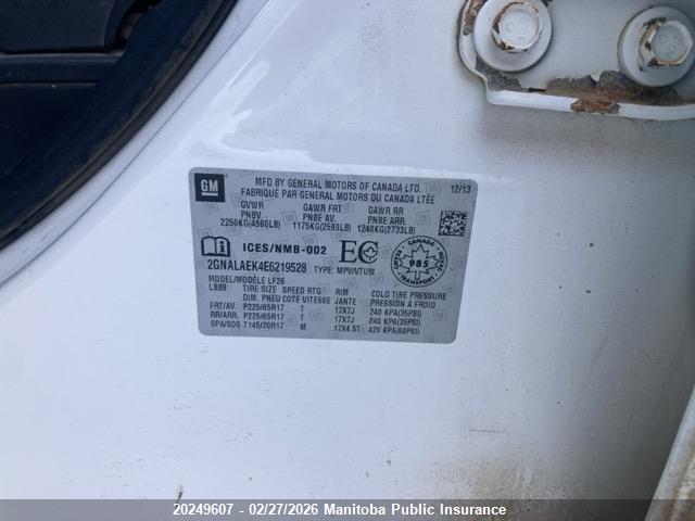 2GNALAEK4E6219528 Chevrolet EQUINOX LS
