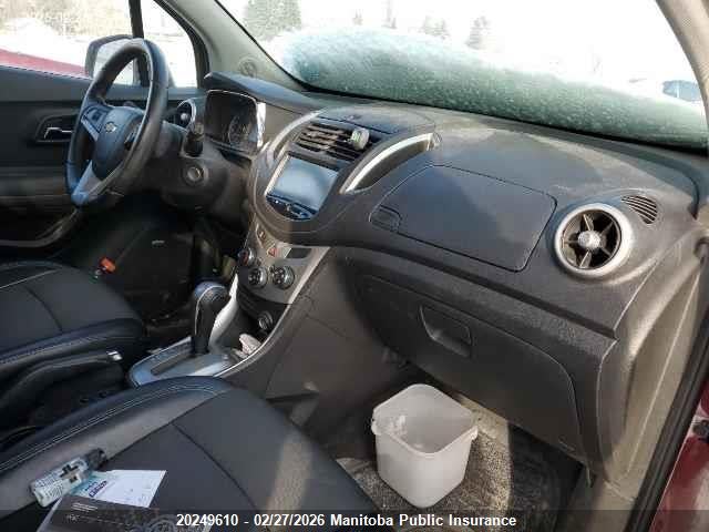 Продажа на аукционе авто 2016 Chevrolet Trax Lt, vin: 3GNCJPSBXGL164359, номер лота: 20249610