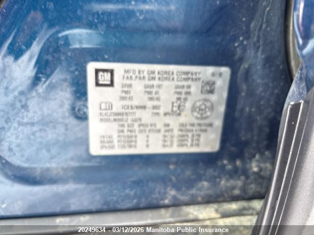 KL4CJ2SB8KB767777 Buick Encore Sport Touring