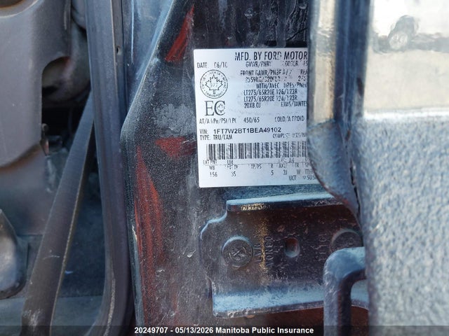Продажа на аукционе авто 2011 Ford F250 Sd Xlt Crew Cab, vin: 1FT7W2BT1BEA49102, номер лота: 20249707