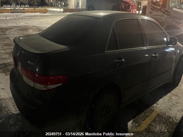 Продаж на аукціоні авто 2003 Honda Accord Lx-g, vin: 1HGCM56443A811597, номер лоту: 20249751
