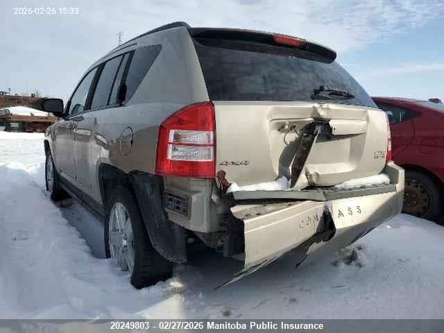 Продажа на аукционе авто 2010 Jeep Compass North, vin: 1J4NF4FB6AD511513, номер лота: 20249803