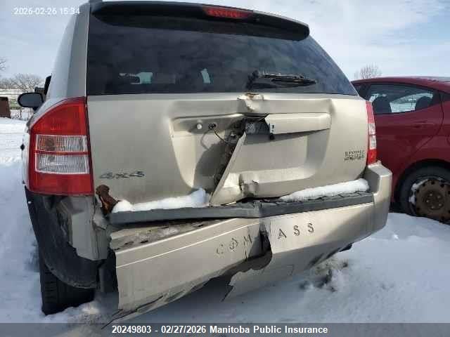 Продажа на аукционе авто 2010 Jeep Compass North, vin: 1J4NF4FB6AD511513, номер лота: 20249803