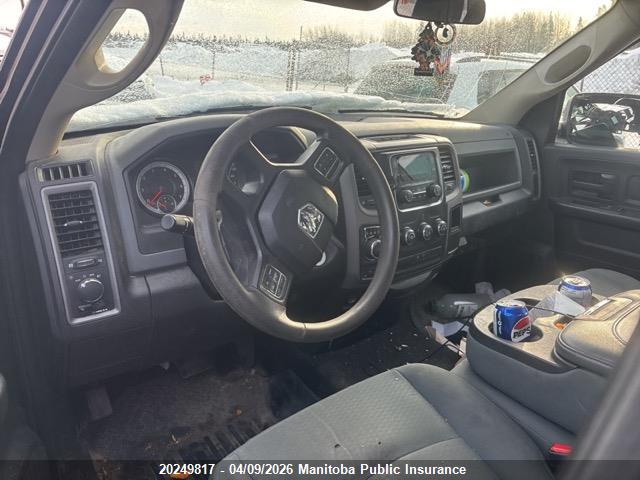 20249817 :رقم المزاد ، 1C6RR7FG0HS756719 vin ، 2017 Dodge Ram 1500 St Quad Cab مزاد بيع