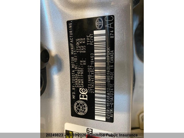 20249823 :رقم المزاد ، 2T1KU4EEXBC718463 vin ، 2011 Toyota Matrix مزاد بيع