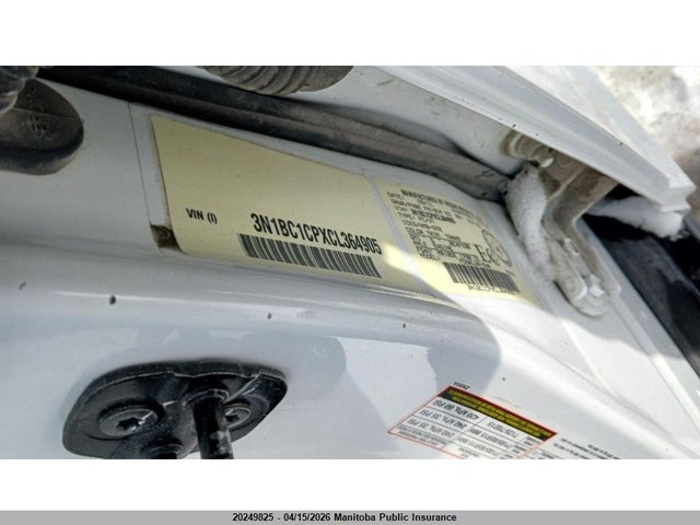 2012 Nissan Versa 1.8 S მანქანა იყიდება აუქციონზე, vin: 3N1BC1CPXCL364905, აუქციონის ნომერი: 20249825