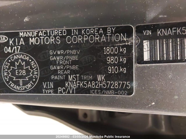 KIA FORTE LX 2017 KNAFK5A82H5728775 Image 9