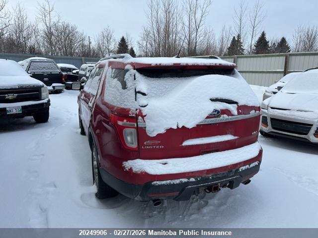 20249906 :رقم المزاد ، 1FMHK8F80BGA12924 vin ، 2011 Ford Explorer Limited مزاد بيع