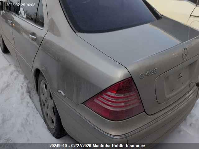 Продажа на аукционе авто 2004 Mercedes-benz S 430 4matic, vin: WDBNG83J94A389675, номер лота: 20249910