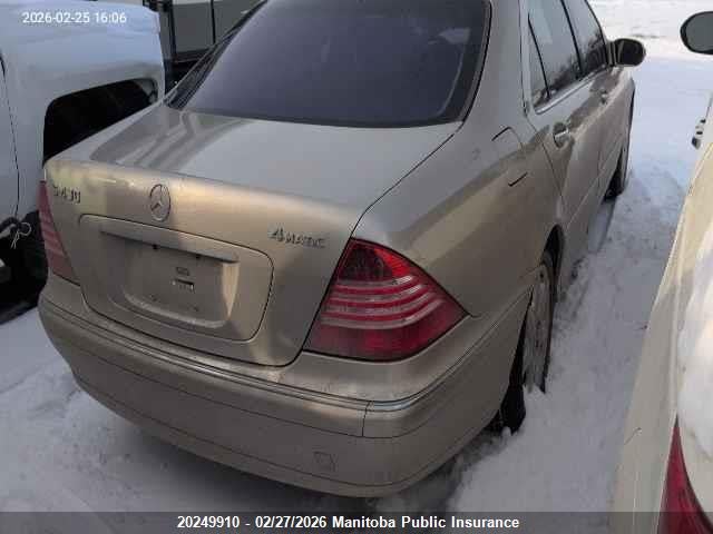 Продажа на аукционе авто 2004 Mercedes-benz S 430 4matic, vin: WDBNG83J94A389675, номер лота: 20249910