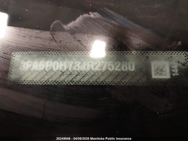 3FA6P0H73JR275280 Ford FUSION SE