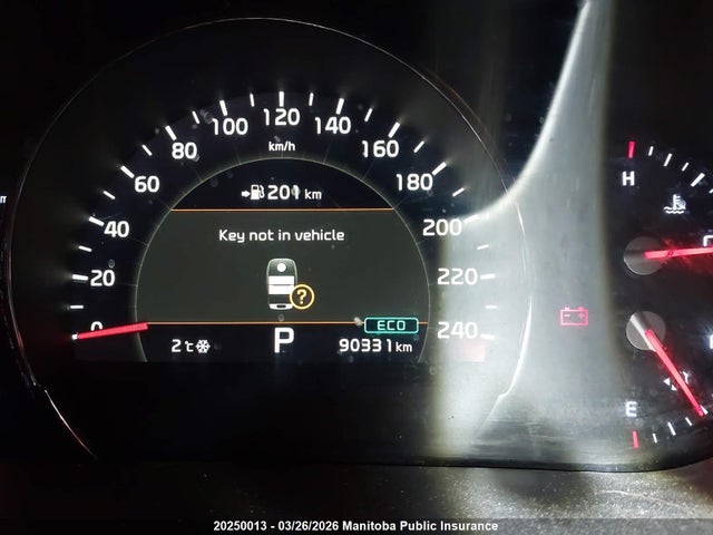20250013 :رقم المزاد ، 5XYPHDA57KG443395 vin ، 2019 Kia Sorento Ex V6 مزاد بيع
