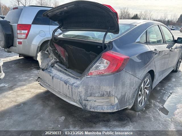 20250033 :رقم المزاد ، 2HGFC2F73KH028084 vin ، 2019 Honda Civic Ex مزاد بيع