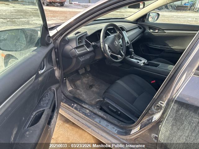20250033 :رقم المزاد ، 2HGFC2F73KH028084 vin ، 2019 Honda Civic Ex مزاد بيع