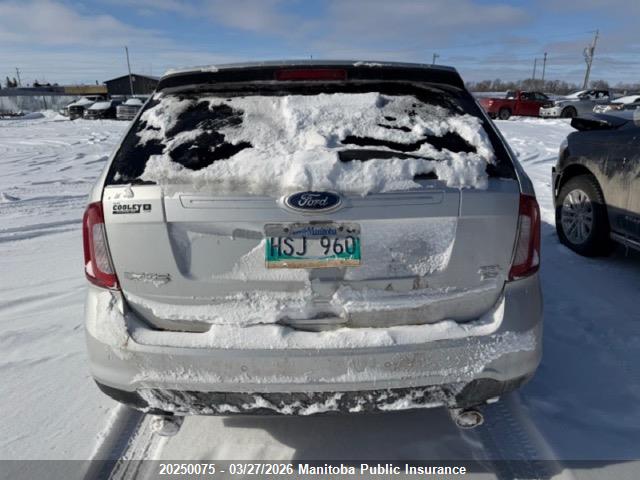 20250075 :رقم المزاد ، 2FMDK4JC3EBA76017 vin ، 2014 Ford Edge Se مزاد بيع