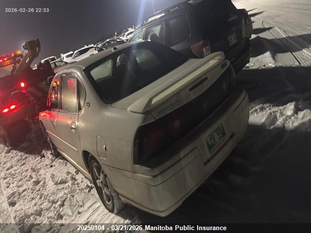 Продаж на аукціоні авто 2005 Chevrolet Impala Ls V6, vin: 2G1WH52K859210673, номер лоту: 20250104
