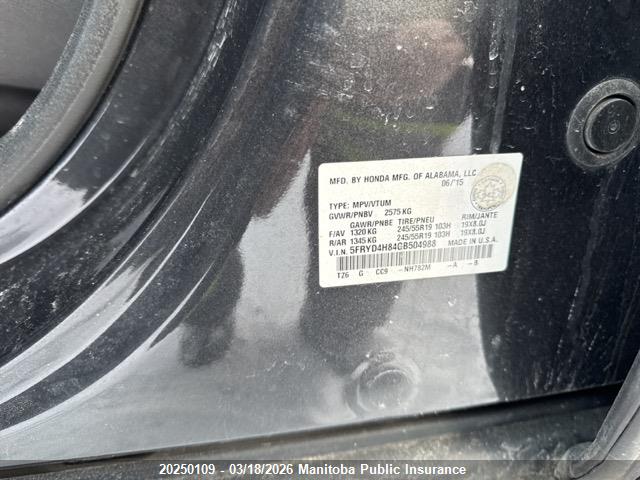 Aukcja sprzedaży 2016 Acura Mdx Elite, vin: 5FRYD4H84GB504988, numer aukcji: 20250109