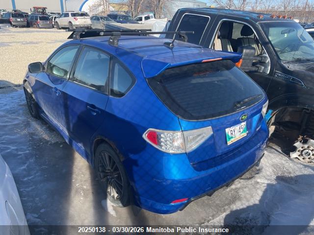 Aukcja sprzedaży 2009 Subaru Impreza Wrx 265, vin: JF1GH76689G820302, numer aukcji: 20250138