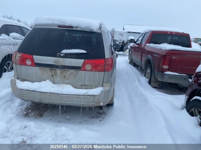 20250146 :رقم المزاد ، 5TDZK29C78S113432 vin ، 2008 Toyota Sienna Ce V6 مزاد بيع